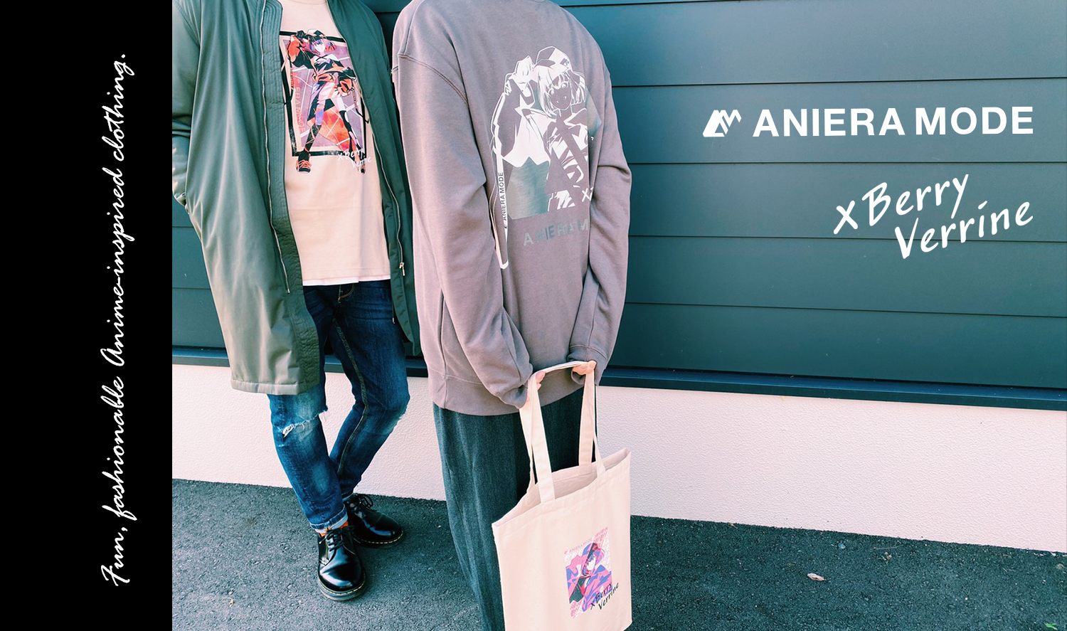 【ANIERA MODE × BerryVerrine】オシャレに楽しむアニメ服「ANIERA MODE」が人気イラストレーターとのコラボアイテムをリリース！